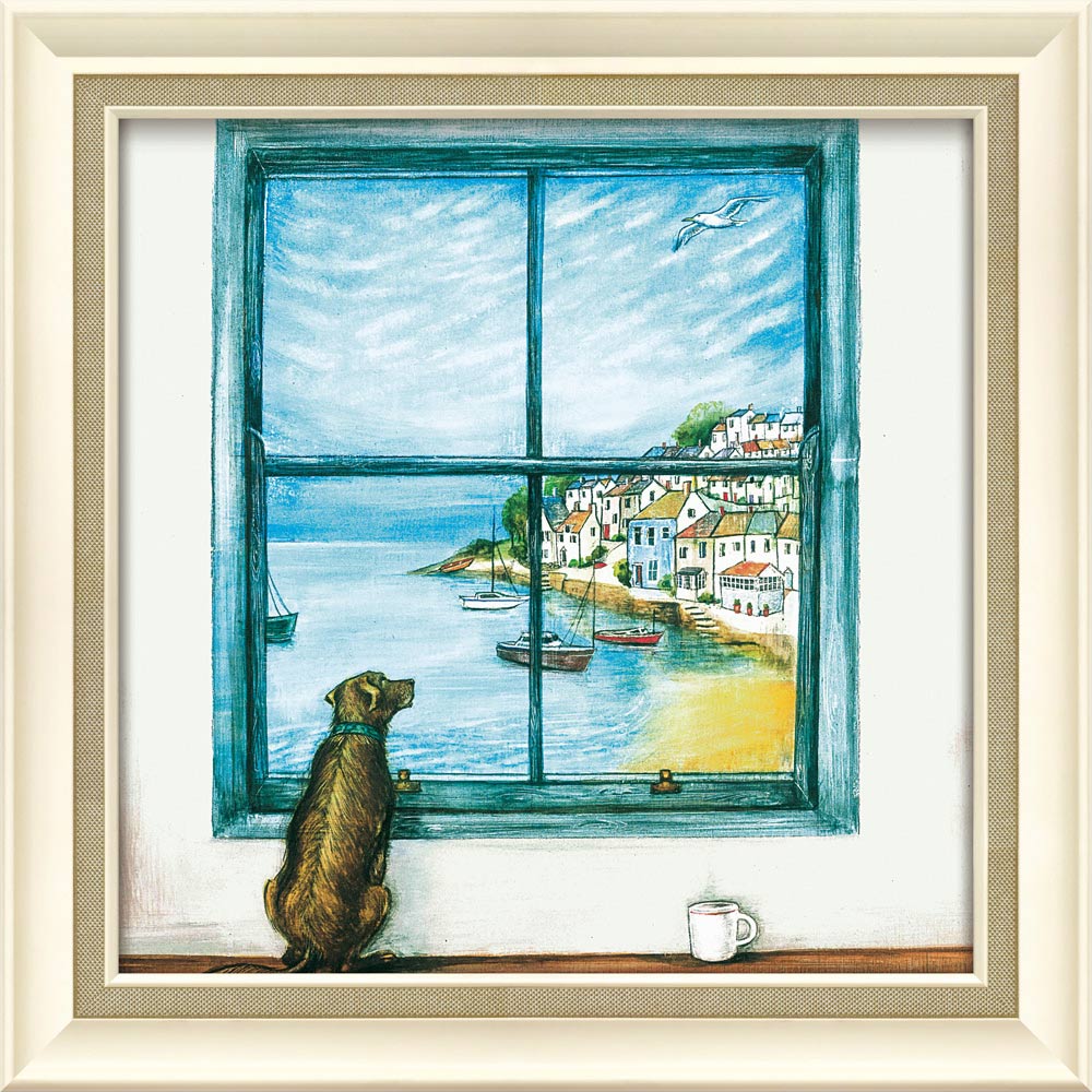 楽天市場】絵画 ジョー ラム「ハーバー ハリー」 額入り 壁に飾る