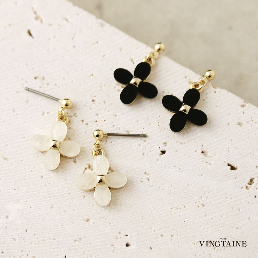 楽天市場】◇ネコポス送料無料◇フラワーピアス イヤリング 揺れ