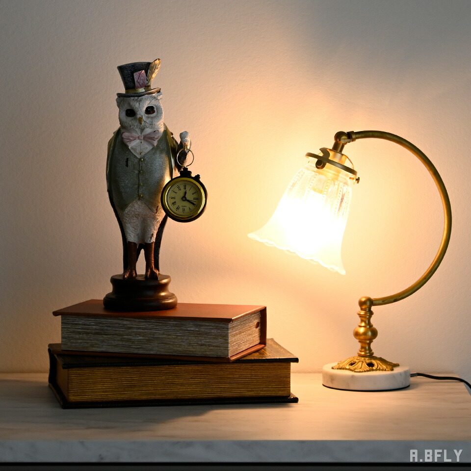 楽天市場】フクロウ 置き時計 アナログ ミニ 卓上時計 卓上時計 まるい