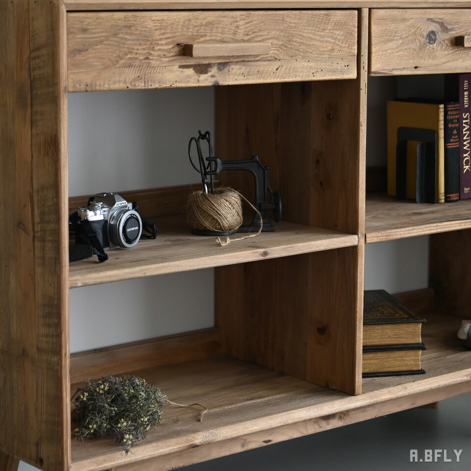 楽天市場】シェルフ 棚 古材 オープンシェルフ ラック オープンラック