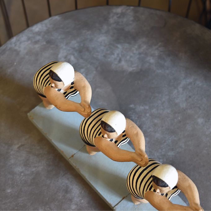 楽天市場】置物 ビーチマダム セット おもしろ雑貨 マリン雑貨 飾り 海