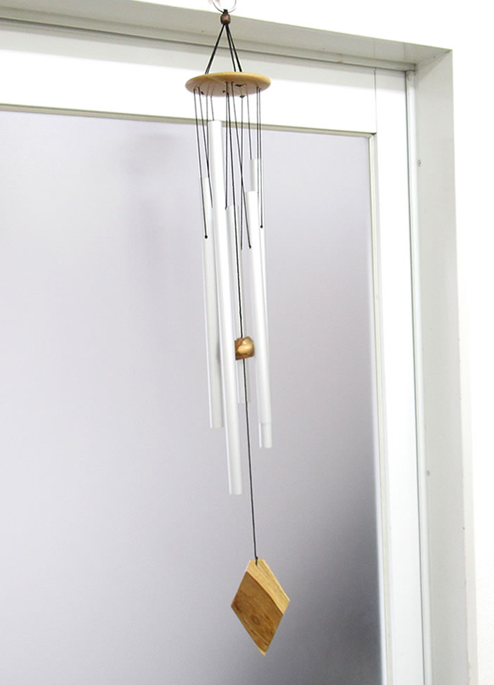 楽天市場】ウインドチャイム 愛の周波数 528Hz hh005 風鈴 浄化 魔除け