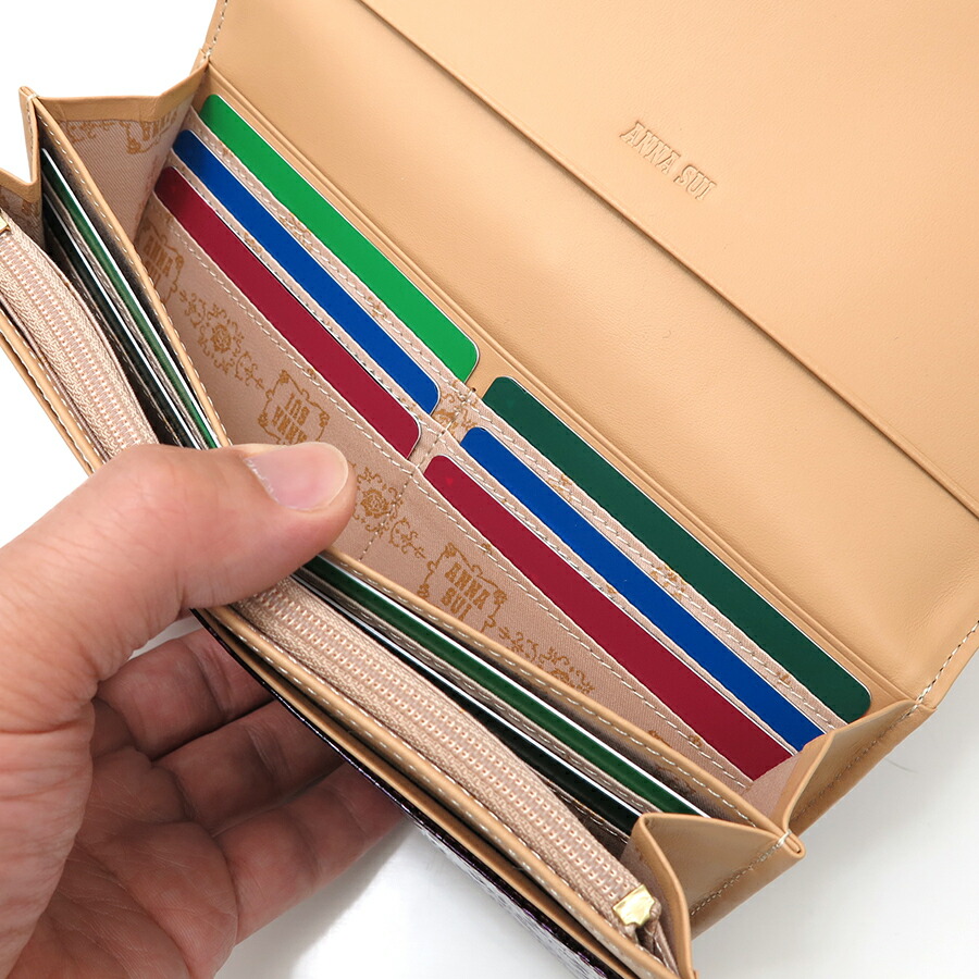 楽天市場】アナスイ 財布[ANNA SUI] ルーミー がま口かぶせ長財布