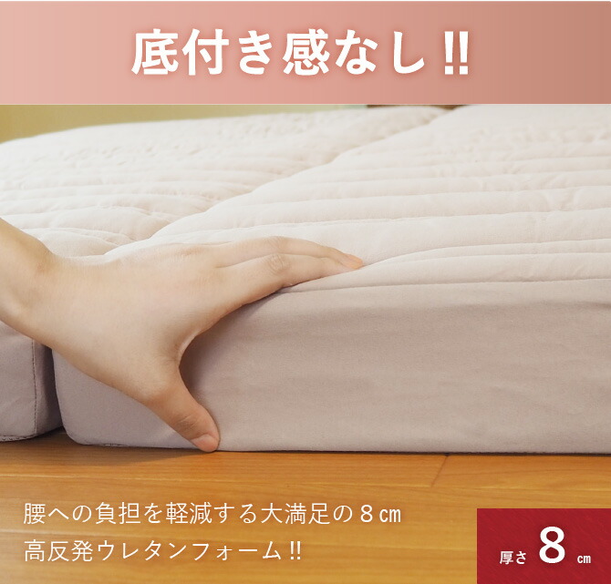 楽天市場】マットレス ダブル 高反発マットレス 3つ折り ファミリー