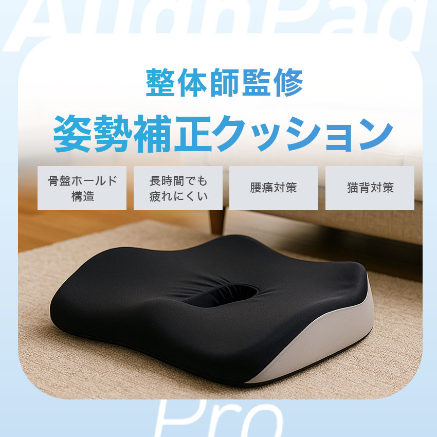 楽天市場】姿勢クッション 骨盤サポート 骨盤クッション 姿勢矯正