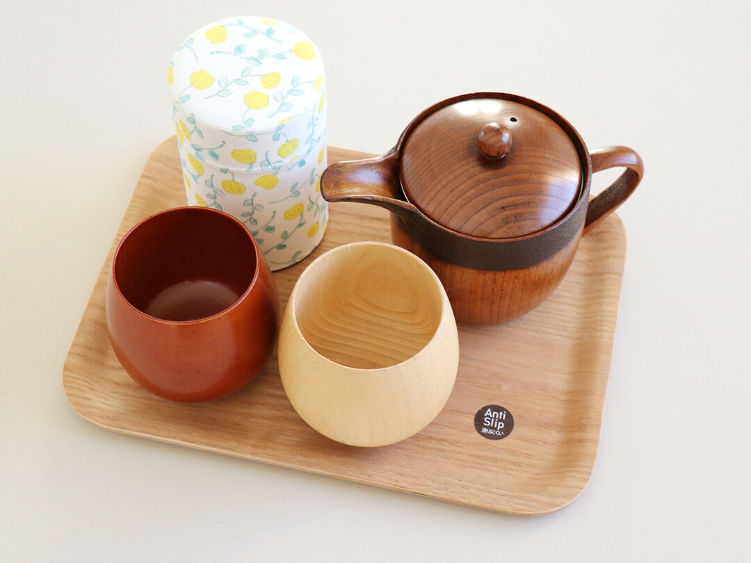 楽天市場】木製急須 [ 小 (200ml) / 大 (350ml) ] 漆 布貼り 洗い