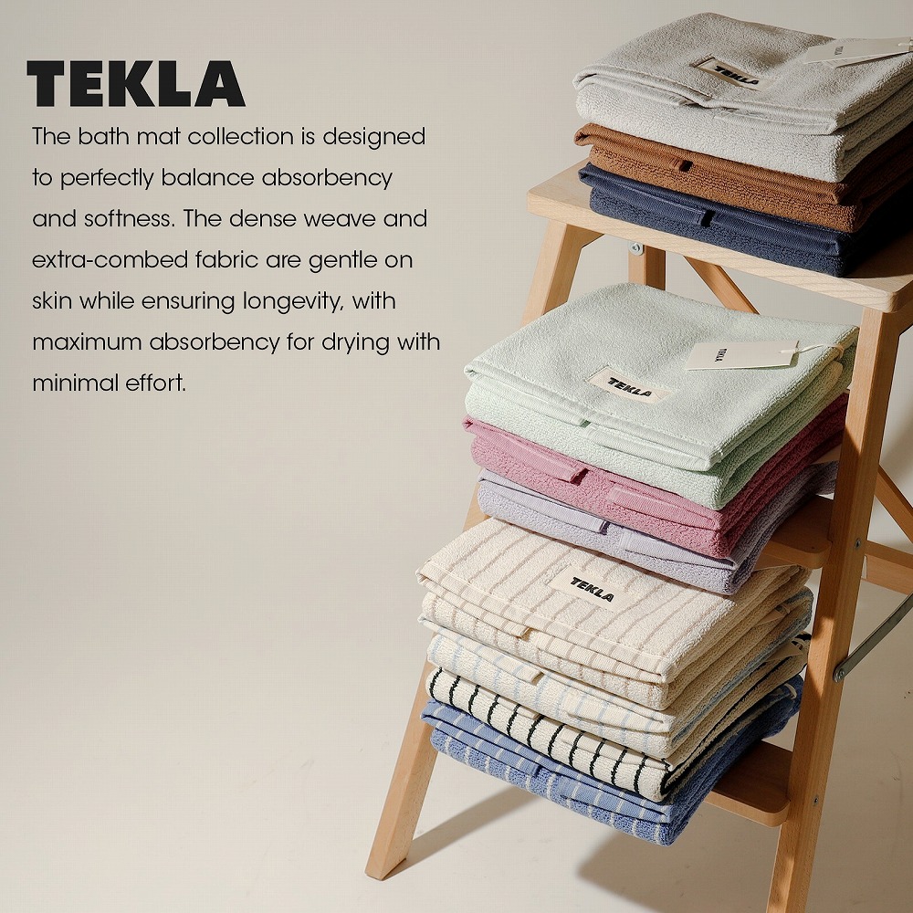 楽天市場】【楽天1位】 TEKLA バスマット 70 x 50 マット ブランド