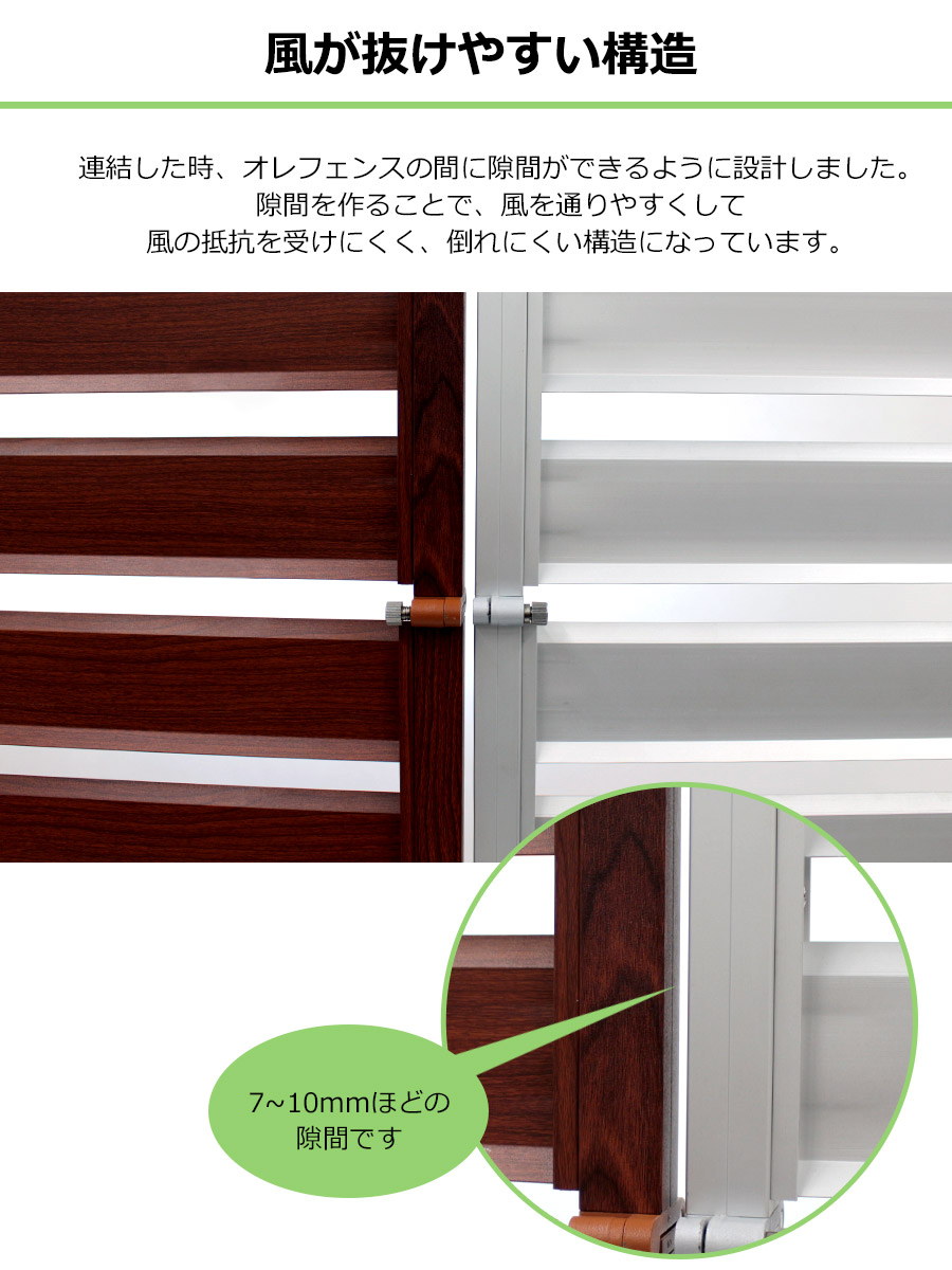 楽天市場】たためる アルミフェンス (幅90高さ180cm) 目隠し 自立式