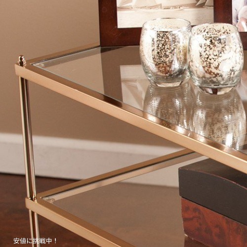 楽天市場】サイドテーブル ガラストップ グラム メタルフレーム Gold