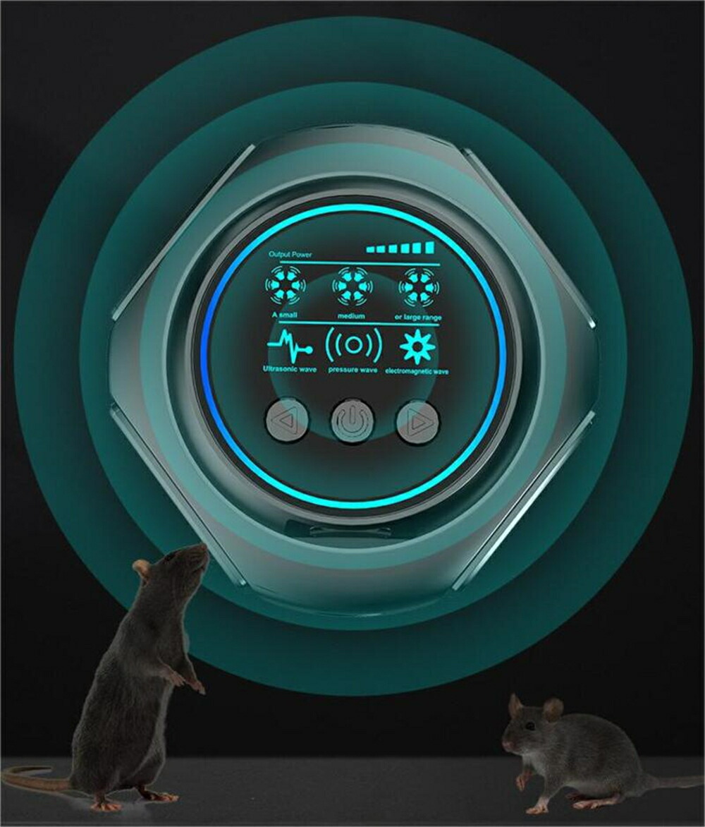 楽天市場】[2024アップグレード版] ネズミ 駆除 超音波 害虫駆除器
