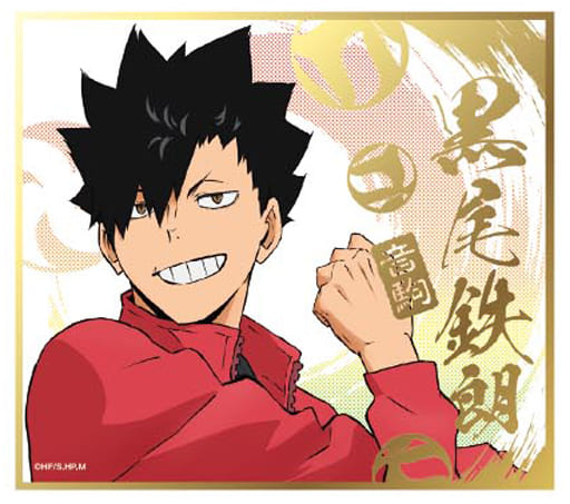 楽天市場】ハイキュー!! ビジュアル色紙コレクション 4 黒尾鉄朗 単品