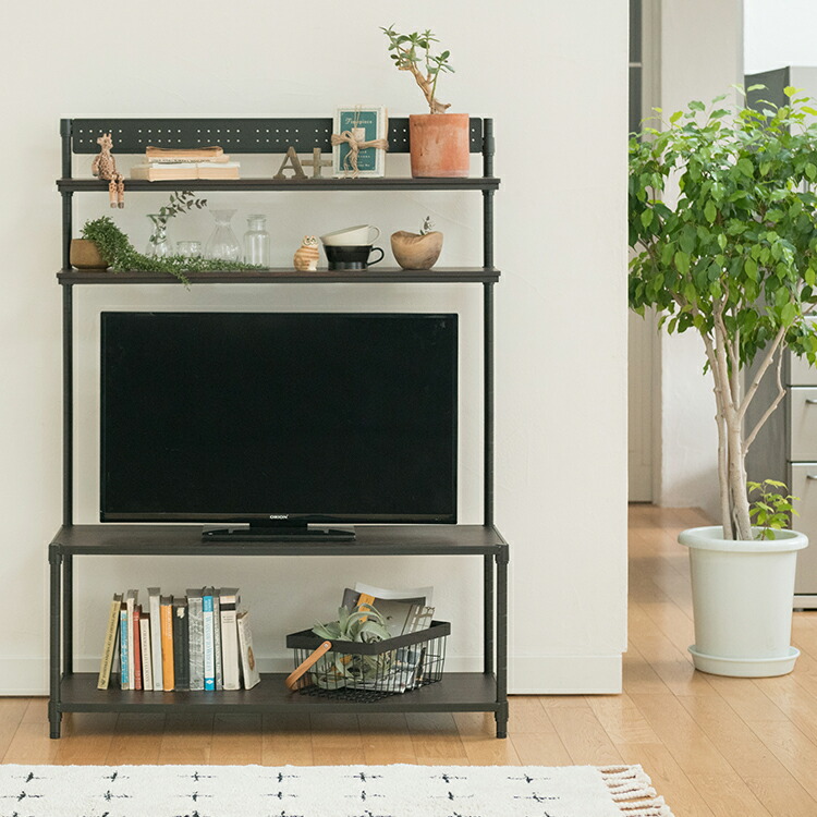 楽天市場】テレビ台 テレビラック ハイタイプ ラック スチールラック