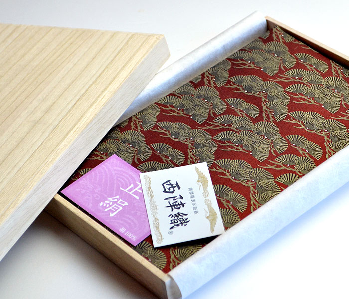 楽天市場】【袱紗】西陣織高級金封ふくさ 〔松寿・朱〕名入れOK慶事用