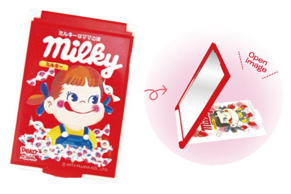 楽天市場】【ペコちゃん】ミニミラー【ミルキー】【不二家】【Milky