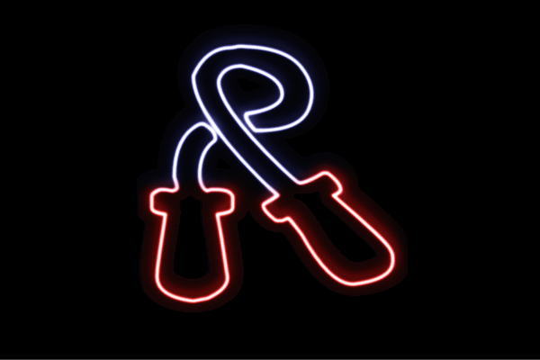 楽天市場】ネオン 縄跳びなわとび 遊び道具 縄 イラスト アイコン