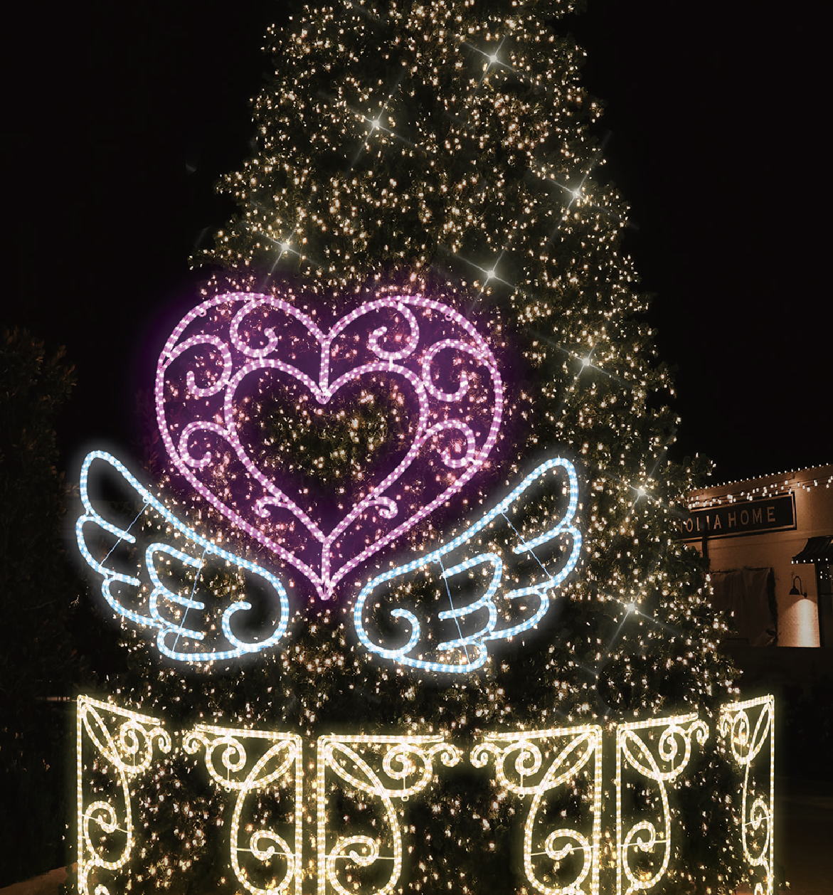 楽天市場】イルミネーション アラベスクハートピンク 2Dモチーフ