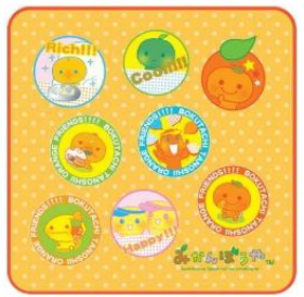 楽天市場】【送料無料】 みかんぼうや ミニタオルA サンエックス ゆる