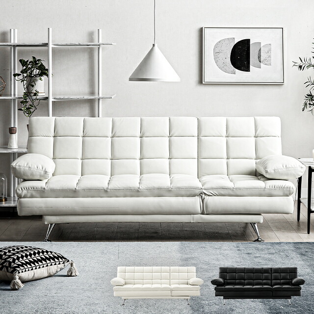 楽天市場】[P5倍／10時から] ソファーベッド ソファベッド 3人掛け 2人