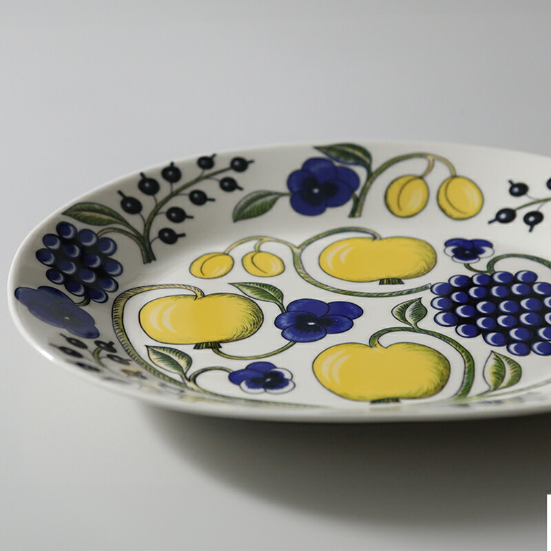 楽天市場】ARABIA パラティッシ オーバルプレート 36cm カラー