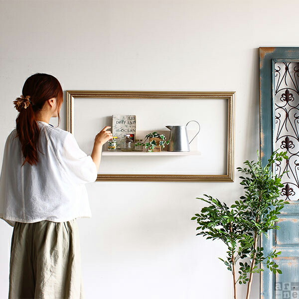 楽天市場】置物 アンティーク 額縁 壁掛け インテリア 額縁のみ