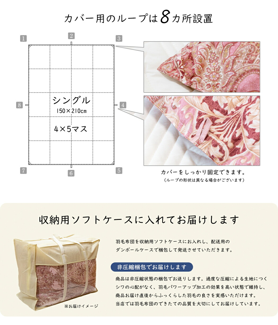 楽天市場】【楽天SS 10%OFF 3/4 20:00開始】高級 羽毛布団 シングル