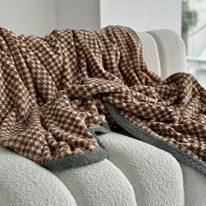 楽天市場】ギンガムチェック ブランケット 毛布 200×180 【ART OF