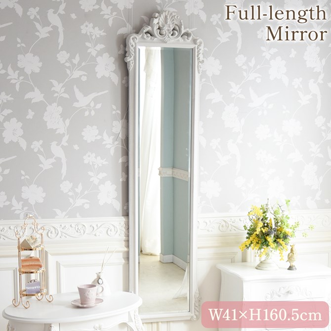 楽天市場】ミラー 鏡 姿見 全身鏡 ロココ調 姿見ミラー アンティーク