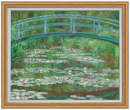 楽天市場】モネ 睡蓮 10号 立体複製名画 美術品 レプリカ : 光ネット