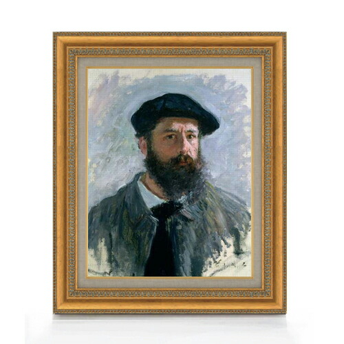 楽天市場】【油絵 直筆仕上げ】クロード・モネ ベレー帽をかぶった