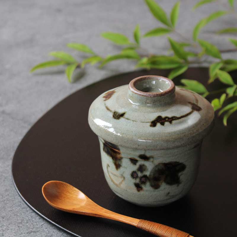 楽天市場】唐津ぶどう むし碗 230ml 蒸し碗 茶碗蒸し 蓋物 瀬戸焼 和