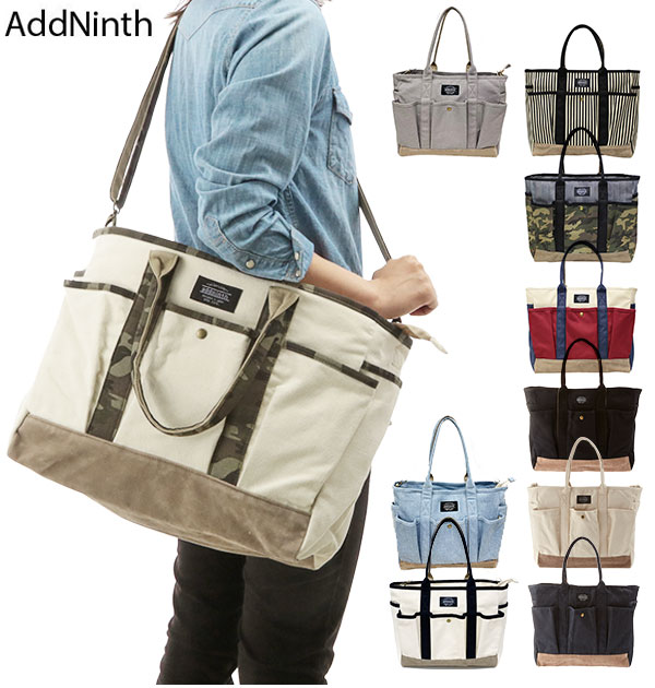 楽天市場】トートバッグ アドナインス addninth ショルダーバッグ