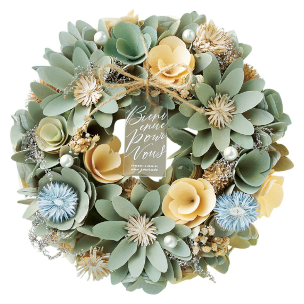 楽天市場】ナチュラルリース M 通販 リース 造花 お花 フラワー