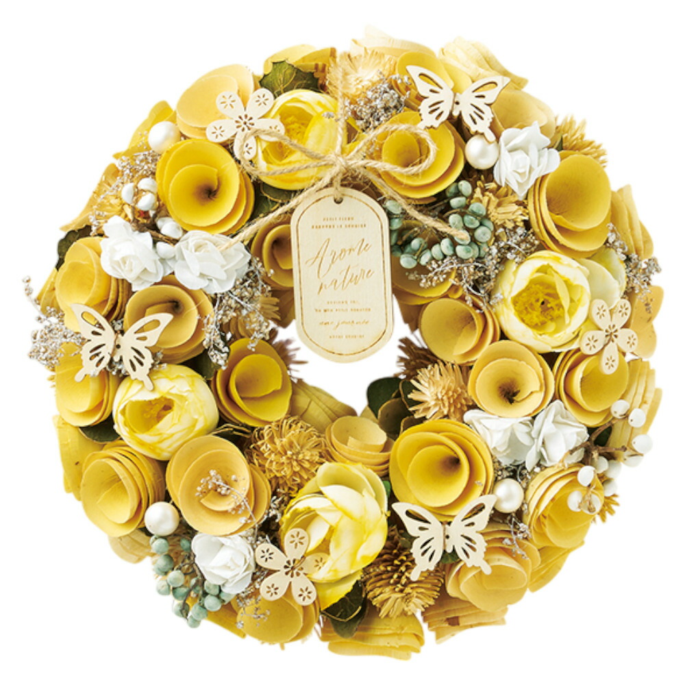 楽天市場】ナチュラルリース M 通販 リース 造花 お花 フラワー