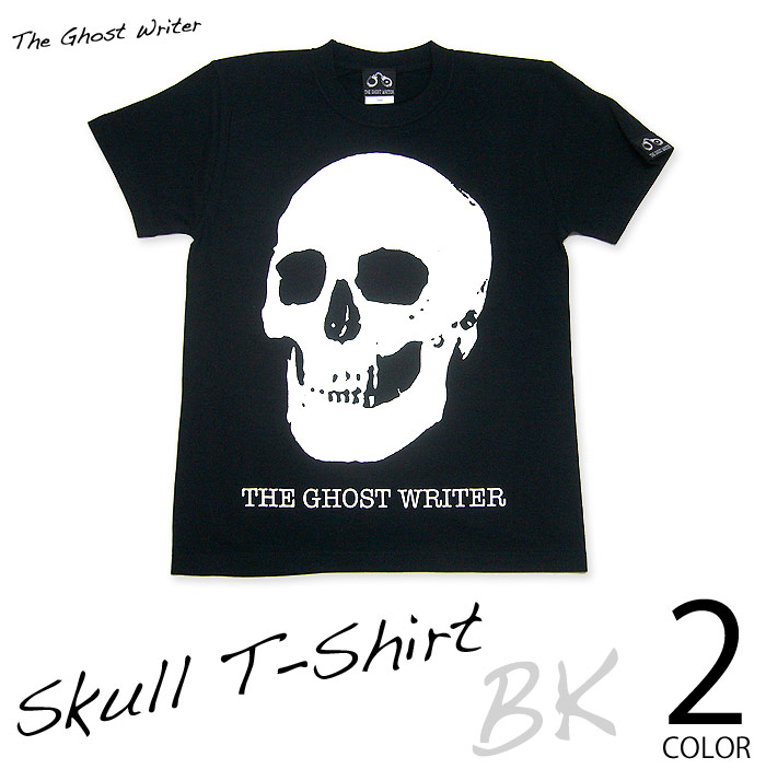 楽天市場】スカル Tシャツ ( ブラック＆ホワイト )-The Ghost Writer
