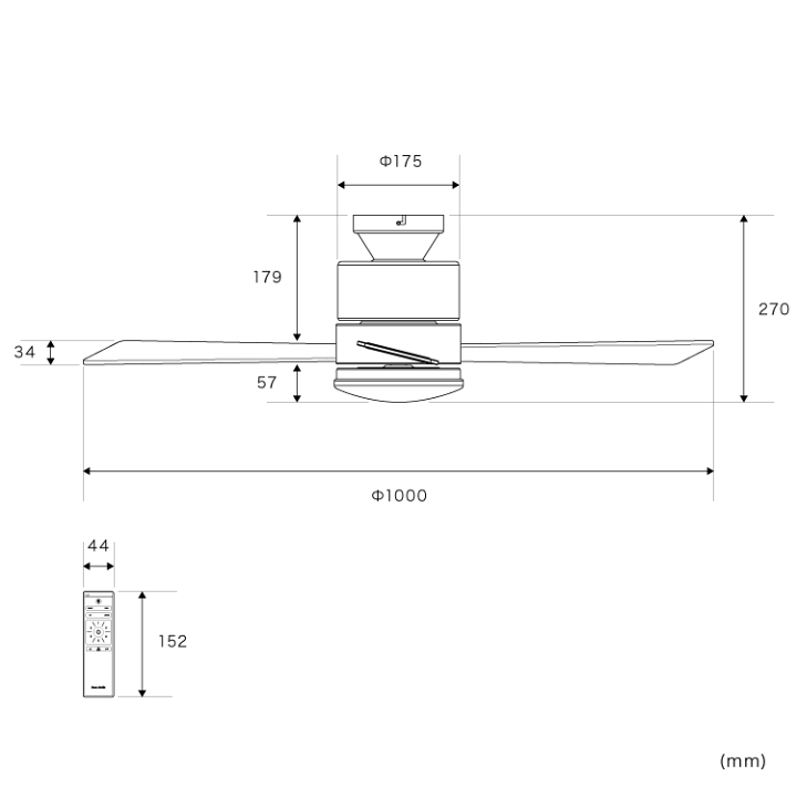 楽天市場】シーリングファンライト バズー Belled リモコン付き
