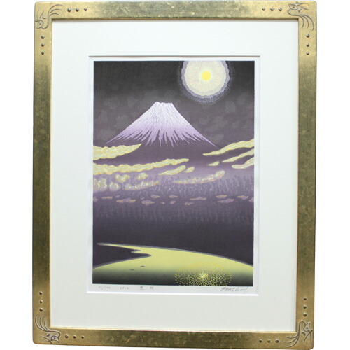 楽天市場】牧野宗則 額付き木版画 『慈照』 2012年 : ベルセーブ