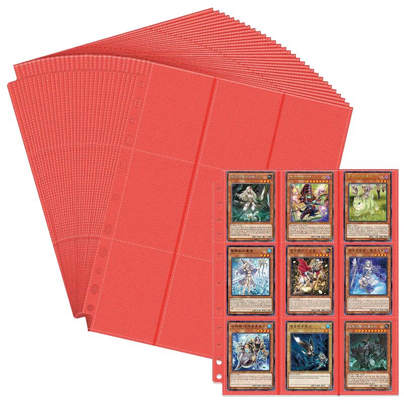 楽天市場】両面ポケットシート 【50枚セット】9ポケットシート 18