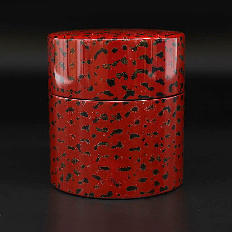 楽天市場】【津軽塗 唐塗】茶筒2点セット 唐塗赤上 【IO-022】 青森県