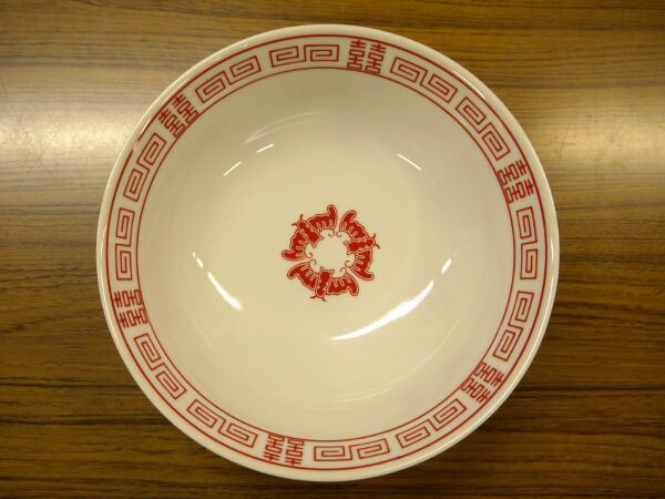 楽天市場】美濃焼 昔ながらのペアラーメン鉢 赤龍と鳳凰 19.5cm径19.5x