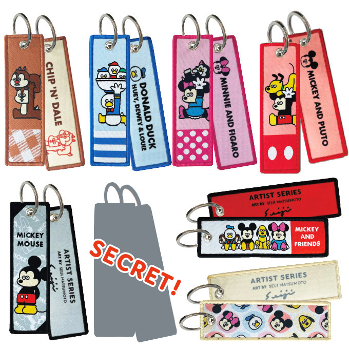 楽天市場】松本セイジ コラボ フライトタグ ディズニー キャラクター