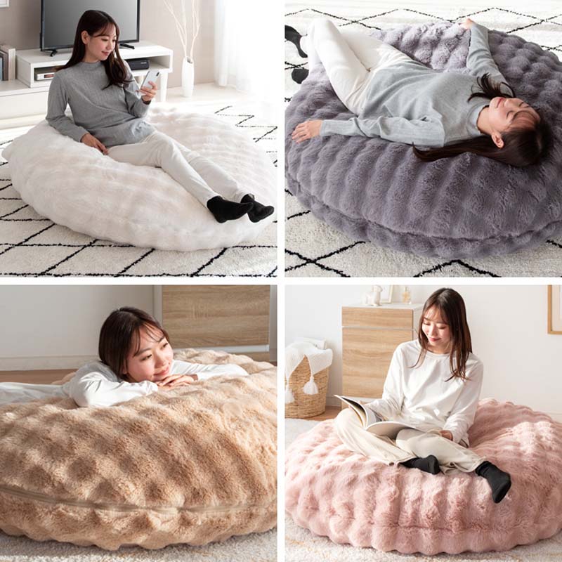 楽天市場】ふわとろビーズクッションソファ Foure（フール）ふわとろ