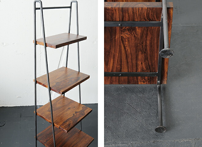 楽天市場】【インダストリアル 家具 シェルフ ウッド 木 アイアン 什器