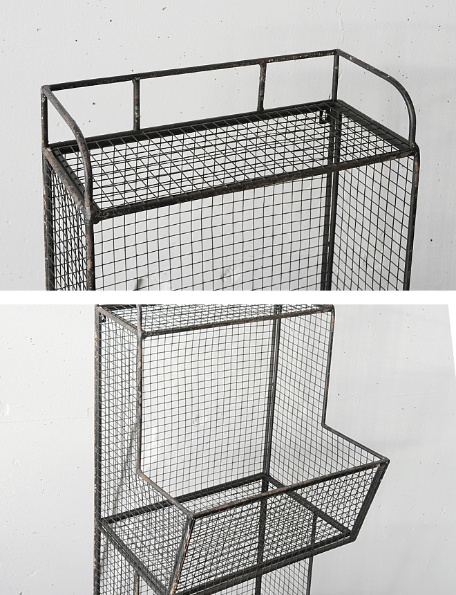 楽天市場】【インダストリアル 家具 マガジン ラック アイアン