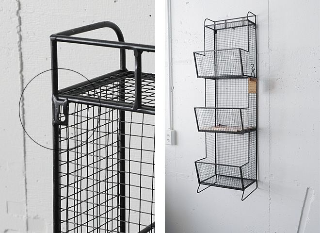 楽天市場】【インダストリアル 家具 マガジン ラック アイアン