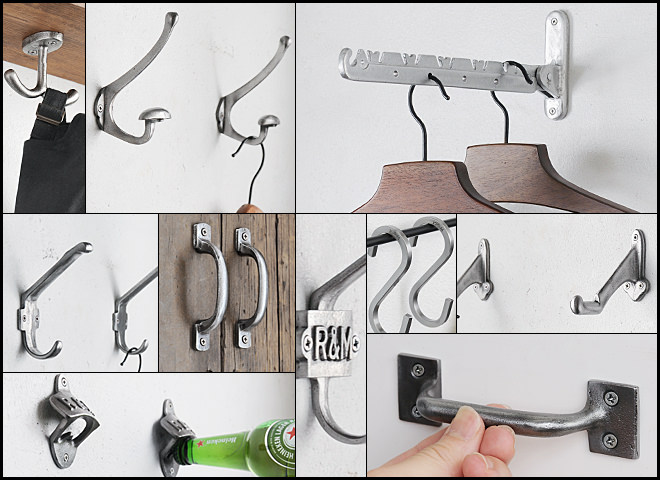 楽天市場】【フック 壁 壁掛け おしゃれ 金具 アンティーク調