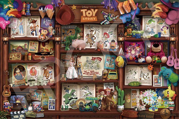 楽天市場】ジグソーパズル 1000ピース Bookshelf/Toy Story（ブック