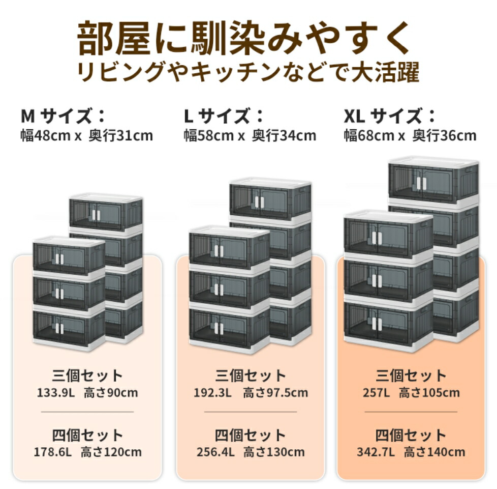 楽天市場】【3/3 SS応援☆最安値】COOSOT 収納ケース 大容量 蓋付き