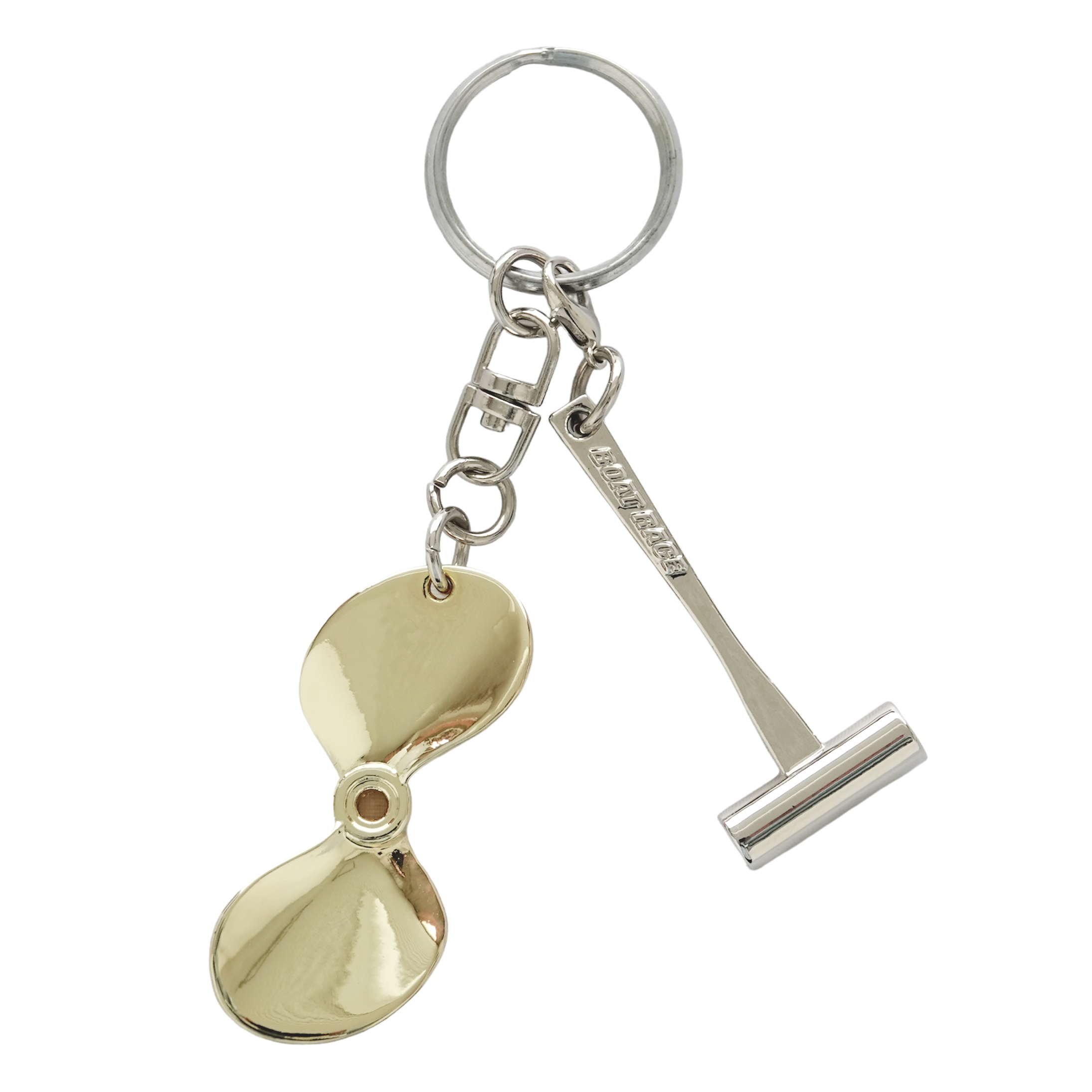 楽天市場】プロペラ＆ハンマーキーホルダー｜キーリング 二重リング