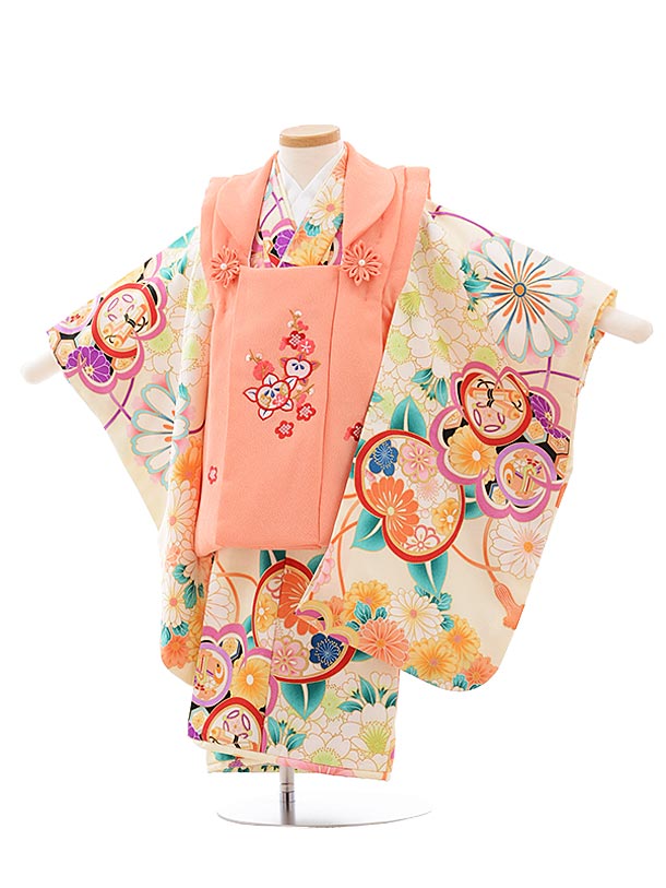 楽天市場】七五三 着物 3歳 レンタル 七五三 3歳 被布 セット 3609