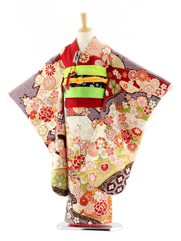 楽天市場】七五三 7歳 着物 正絹 フルセット 女の子袋帯 七五三 7歳
